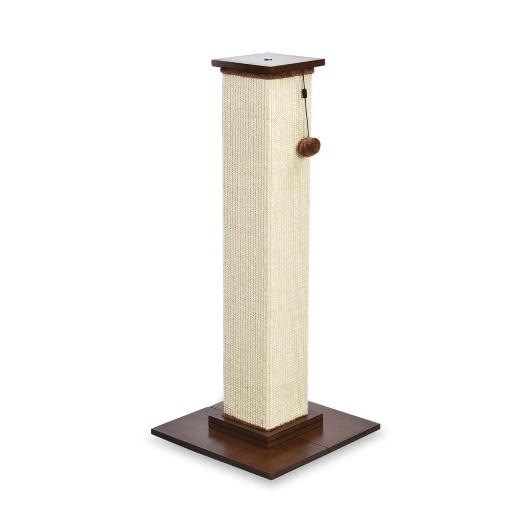 Sisal Cat Scratching Post with Plush Top Perch