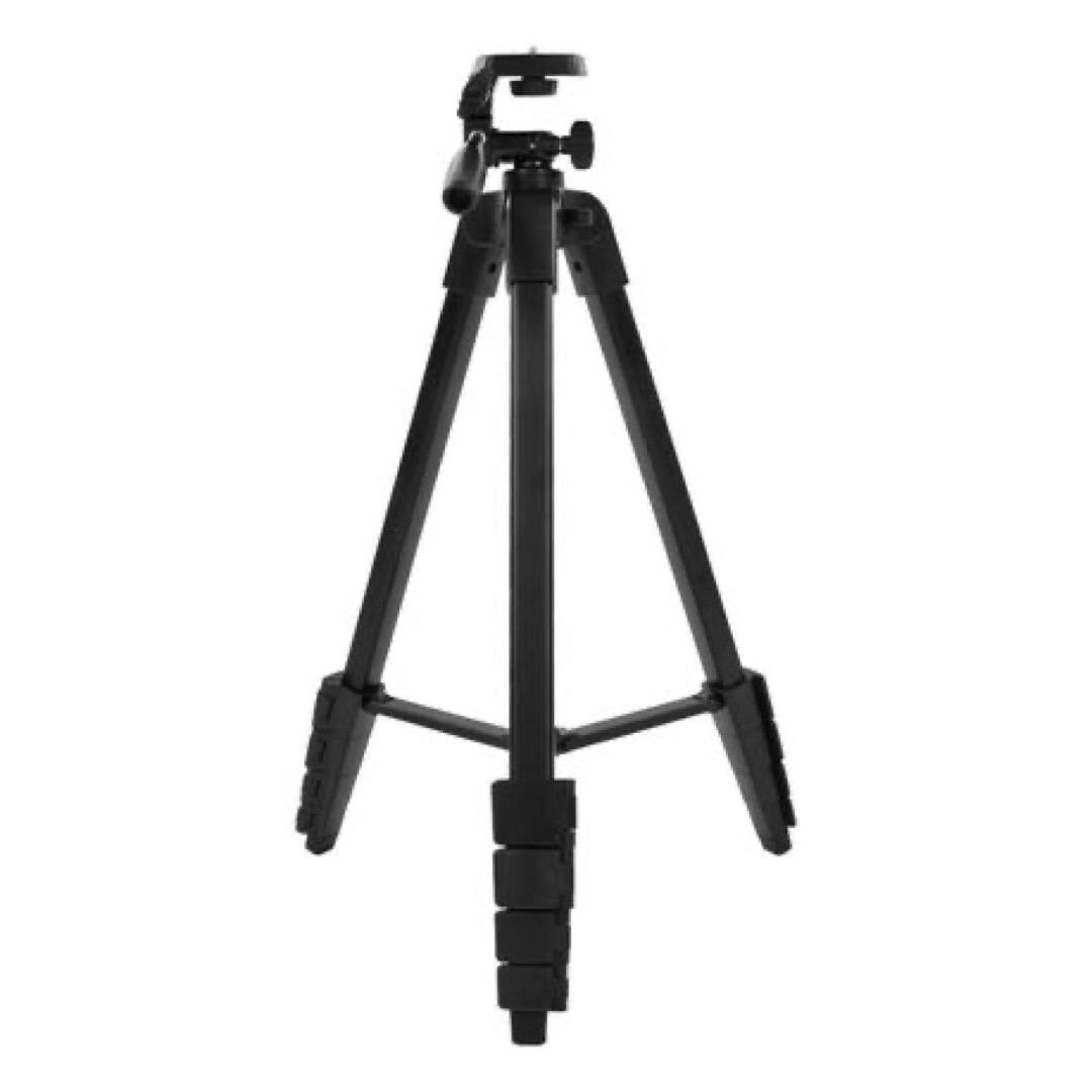 Adjustable Phone & Camera Tripod - Black