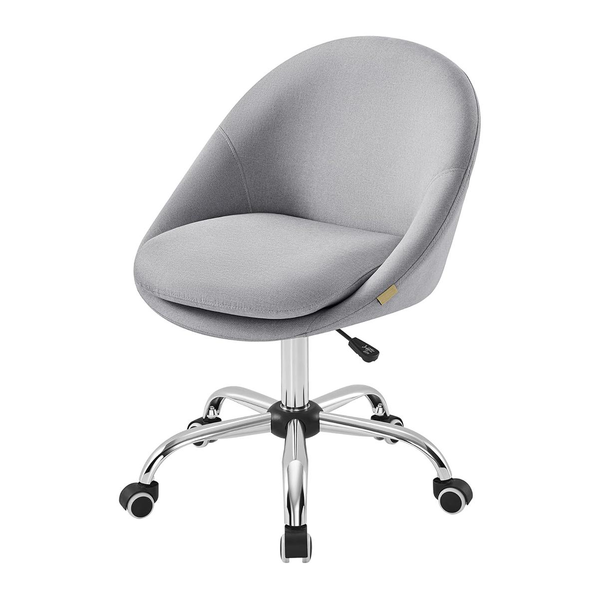 Height-Adjustable Swivel Office Chair - Slate Grey