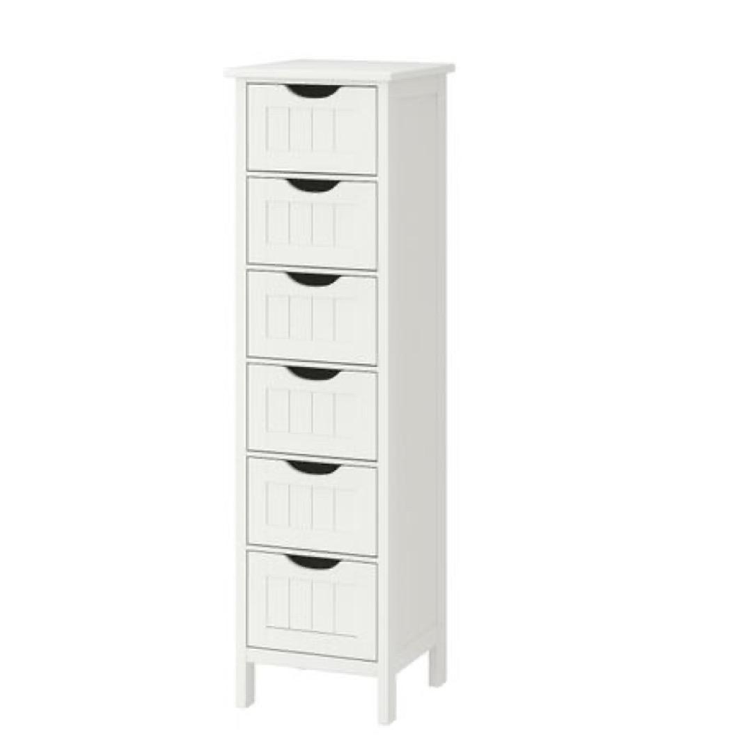 6-Drawer Storage Cabinet - White